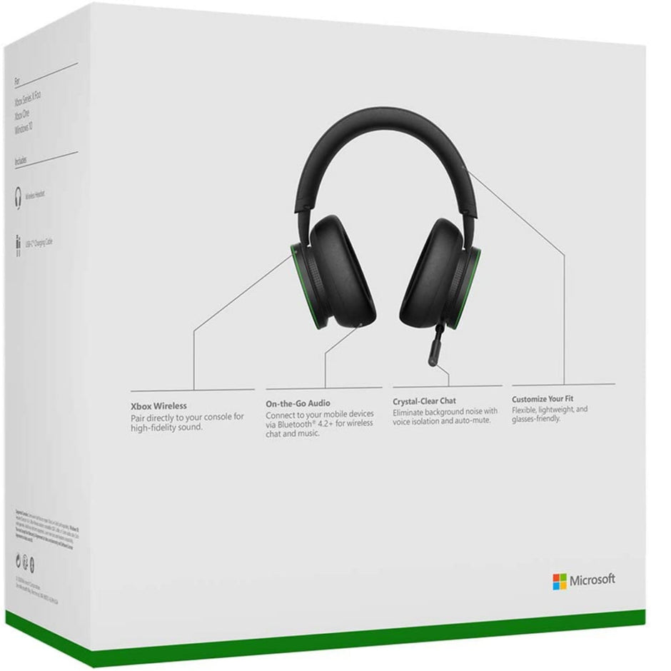Microsoft Xbox Wireless Headset For Series X|S One And Windows 10 Devices Accessory
