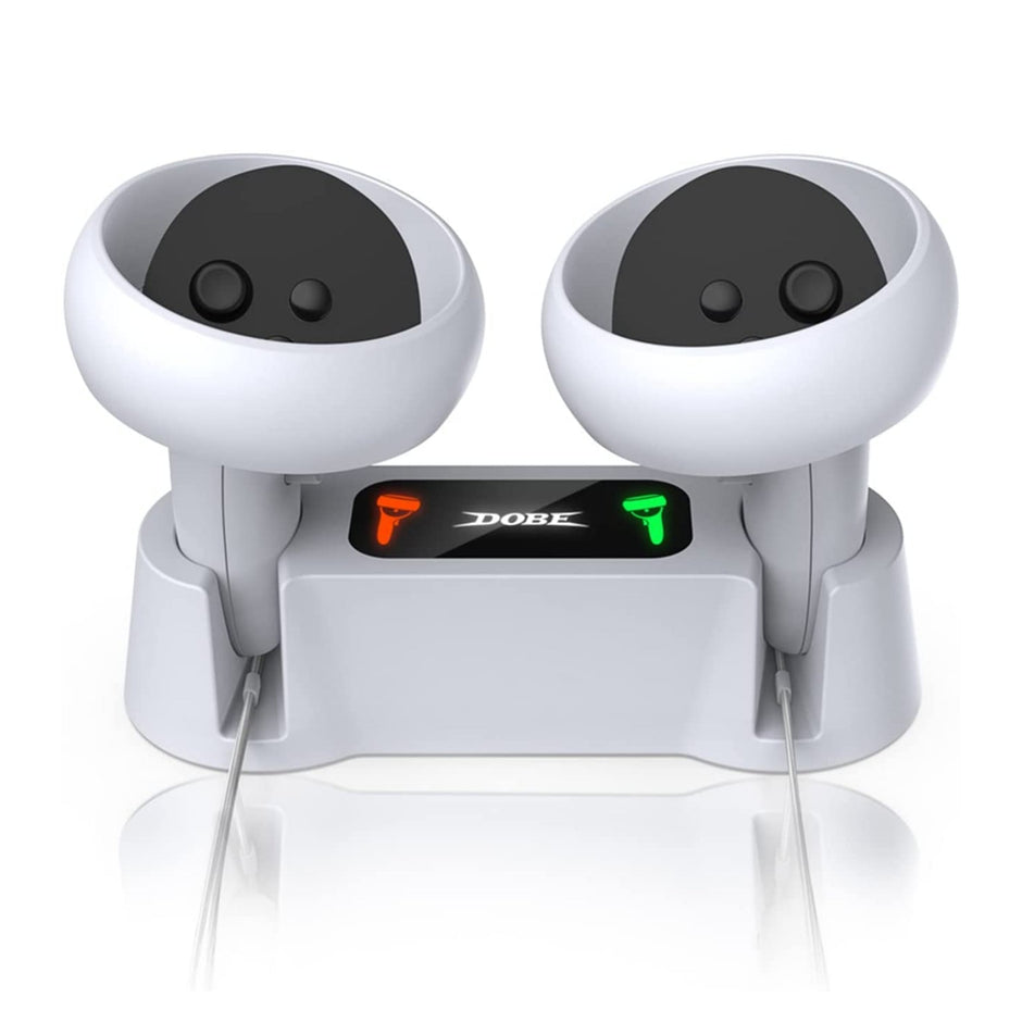 DOBE Fast Charging Dock  with Rechargable Battery Pack for Oculus Quest 2 VR Controllers 