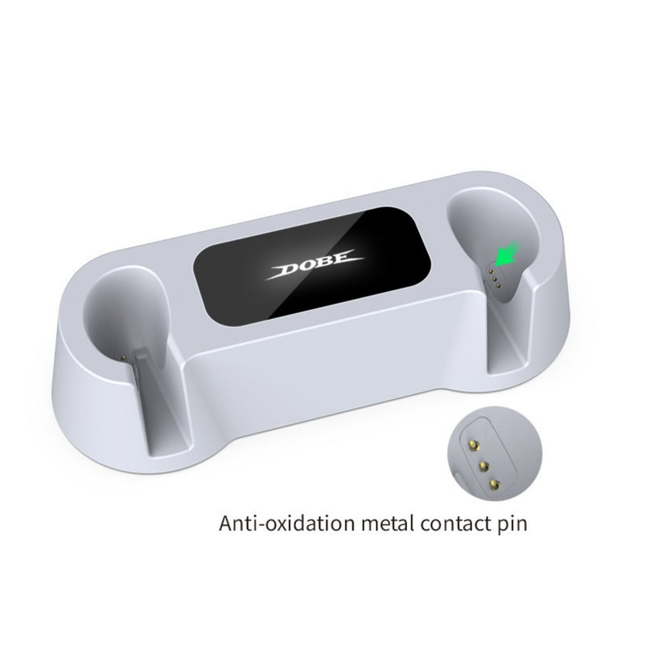 Dobe Fast Charging Dock With Rechargable Battery Pack For Oculus Quest 2 Vr Controllers Video Game