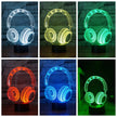 Gaming Room Desk Setup Lighting Decor 3D Visual LED Night Lamp - 7 Color Change