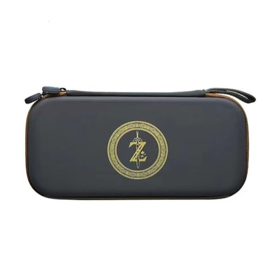 3D Pattern Deluxe Hard Protective Carrying Bag for Nintendo Switch - Zelda Black