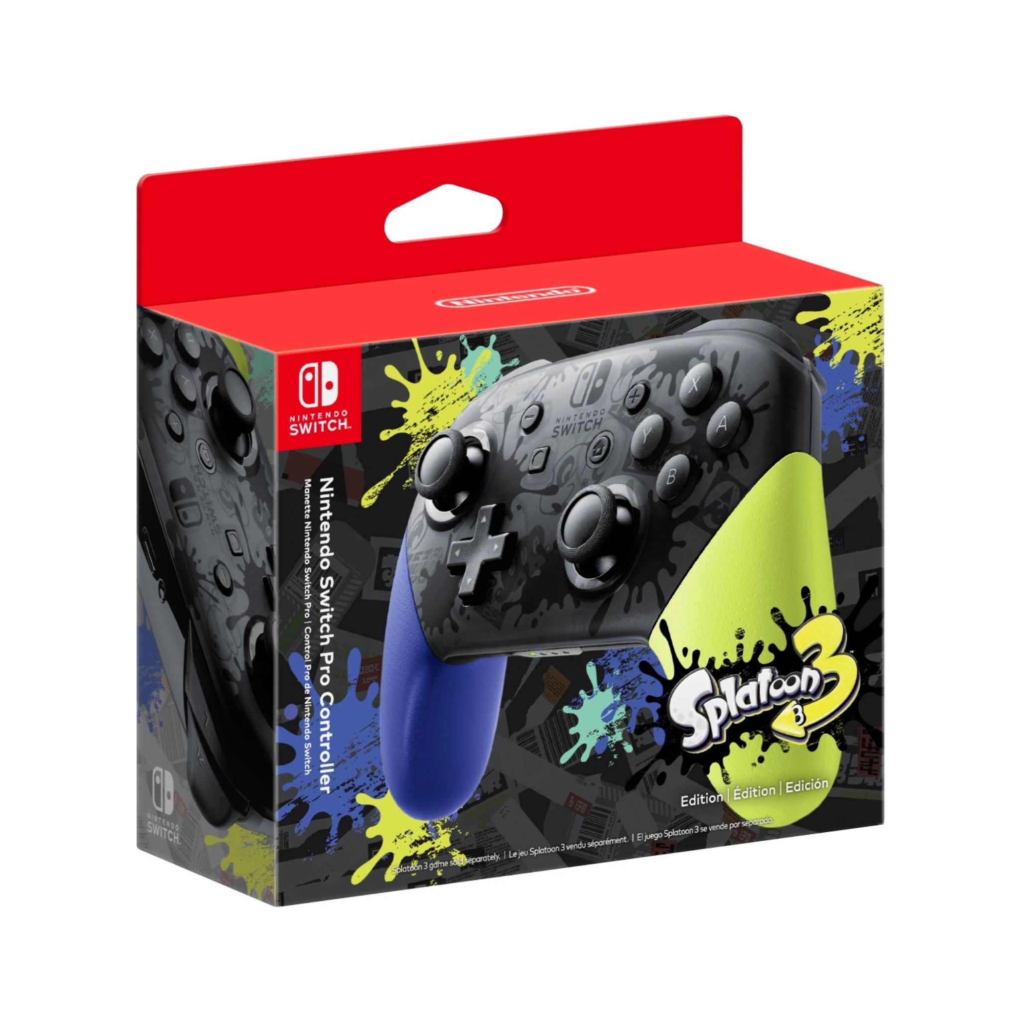 Nintendo Switch Wireless Pro Controller - Splatoon 3 Edition