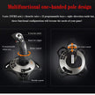 PXN 2113 Pro Flight Simulator Joystick with Vibration Function and Throttle  for Windows PC