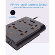 Moxom KH-63Y Extension Lead With USB 6 Ports