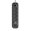 Moxom MX-ST05 Safety power strip with 4 Sockets & 8 USB Ports(6x USB, 2x USB Type-C)