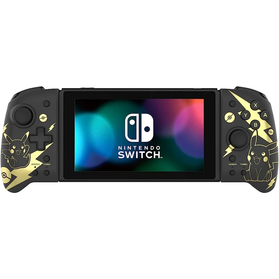 Hori Split Pad Pro Handheld Controller for Nintendo Switch & Nintendo Switch Oled - Pikachu Black & Gold