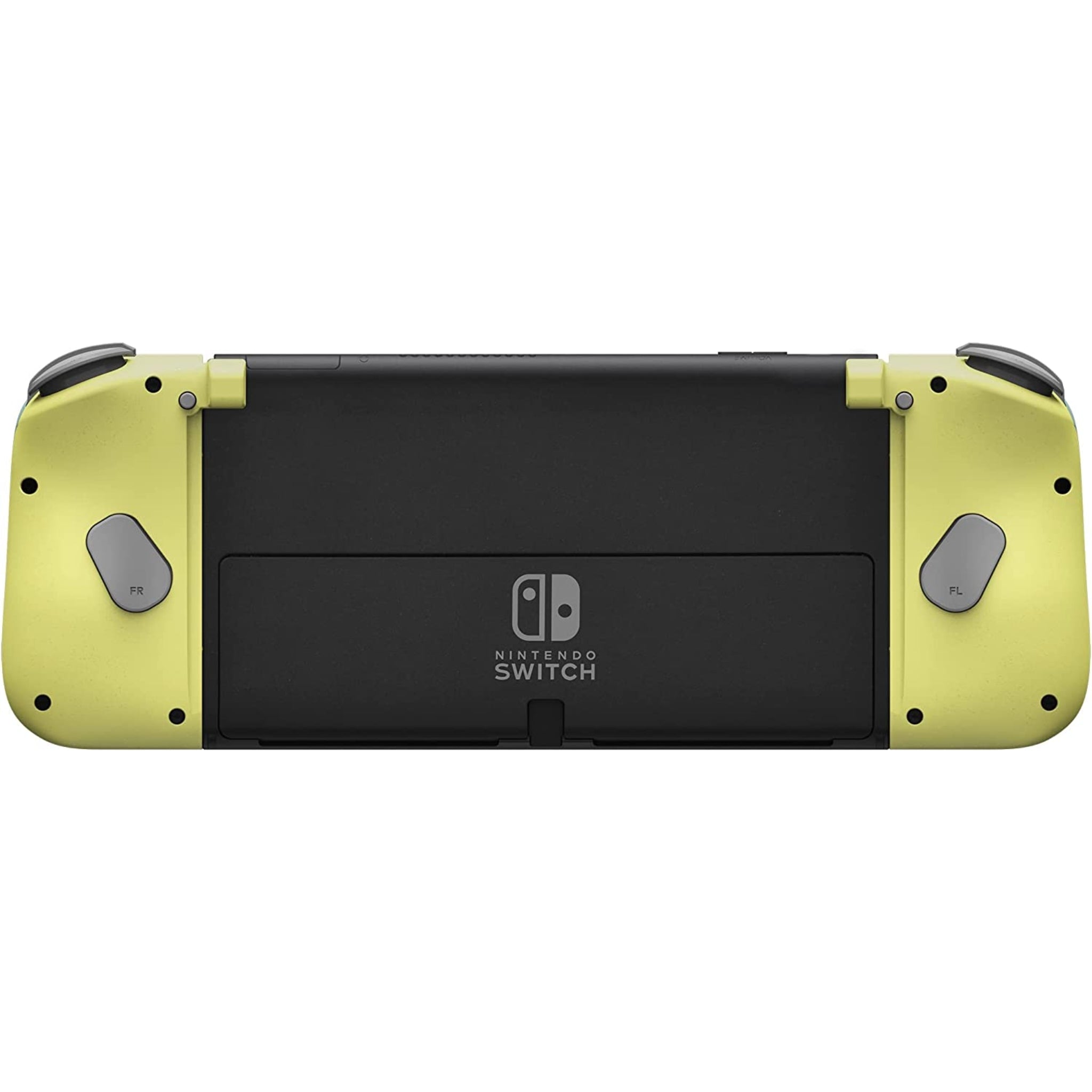 Hori Split Pad Compact Handheld Controller for Nintendo Switch & Nintendo Switch Oled - Light Gray & Yellow