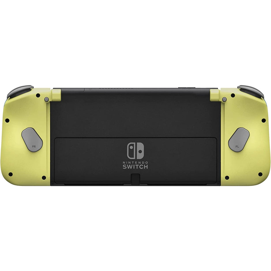 Hori Split Pad Compact Handheld Controller for Nintendo Switch & Nintendo Switch Oled - Light Gray & Yellow