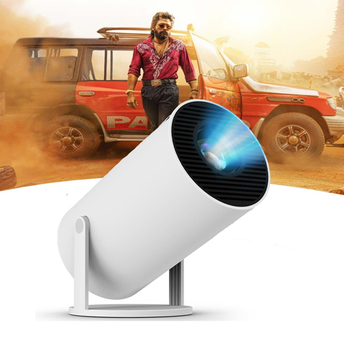 Portable HD Smart Projector with 4K Support