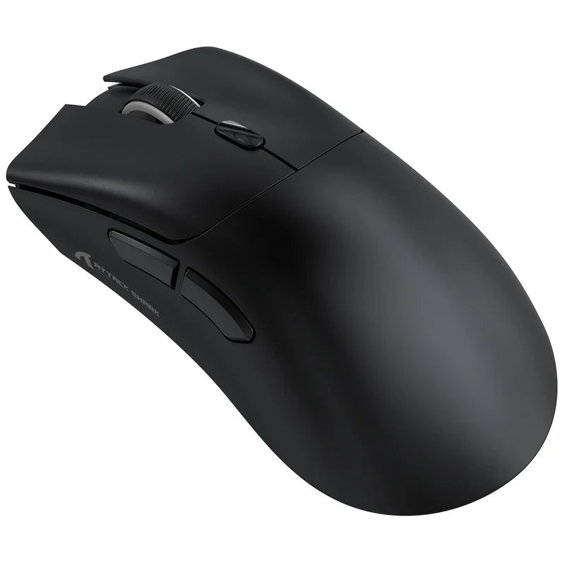 Attack Shark Wireless R1-Mouse Wired+2.4G+BT5.2 Connections BT5.2/BT5.2 Dual Channel Switching Tri-Mode Connection and Type-C Charging