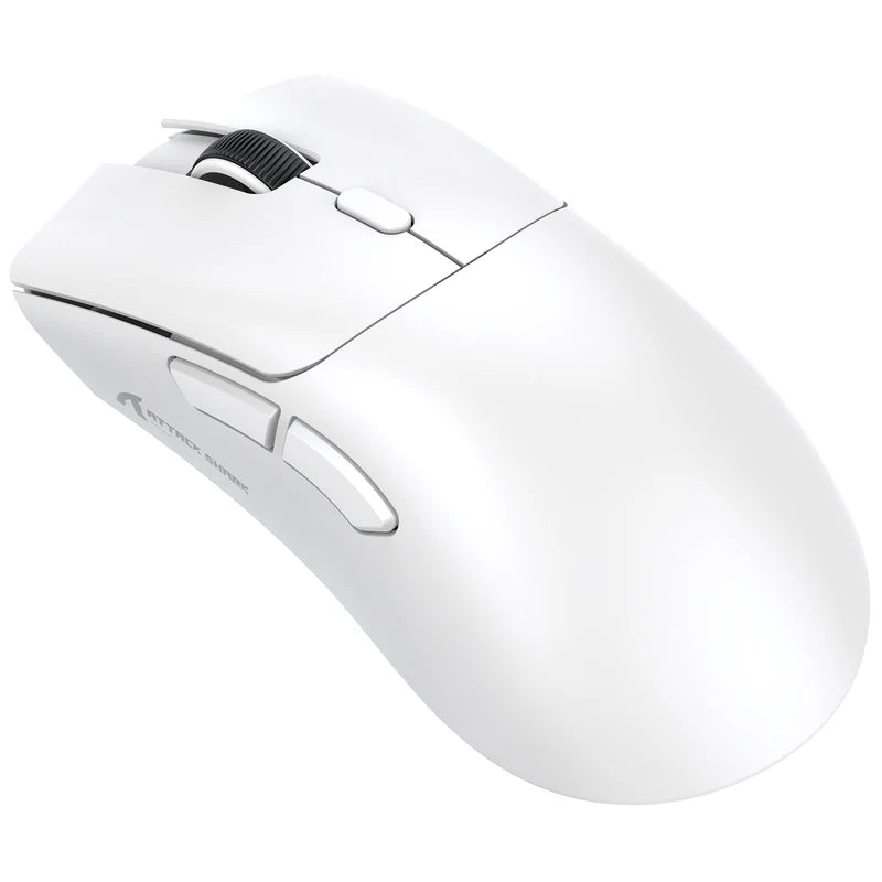 Attack Shark Wireless R1-Mouse Wired+2.4G+BT5.2 Connections BT5.2/BT5.2 Dual Channel Switching Tri-Mode Connection and Type-C Charging