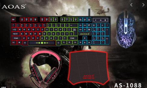 As-1088 4 In 1 Best Budget Gaming Combo Keyboard