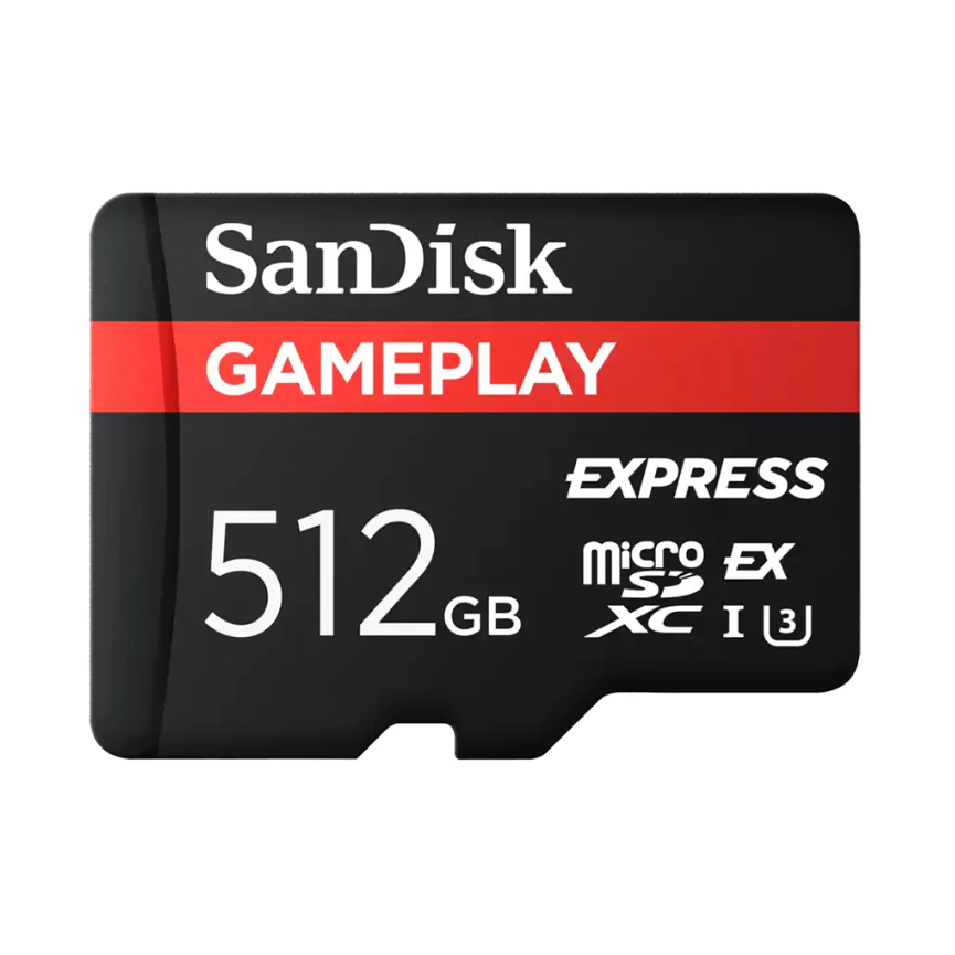 SanDisk GamePlay microSD Express Card - 512GB