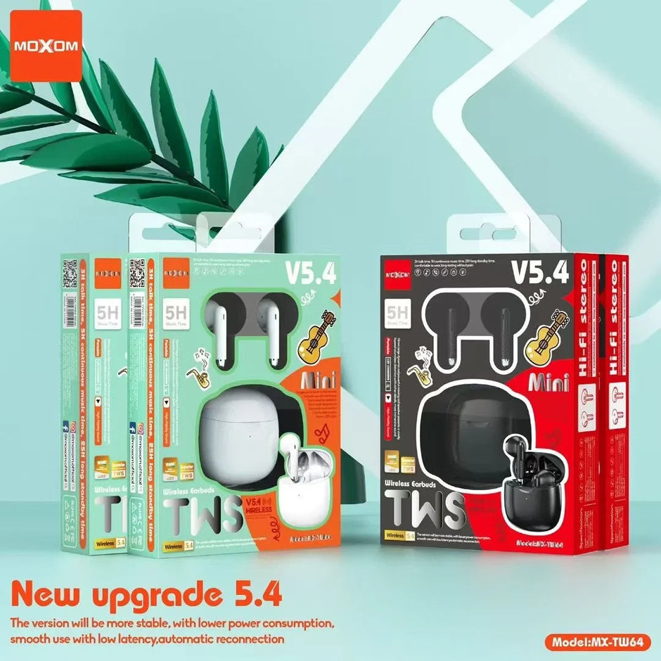 MOXOM Mini Minimalist TWS Wireless Earbuds MX-TW64