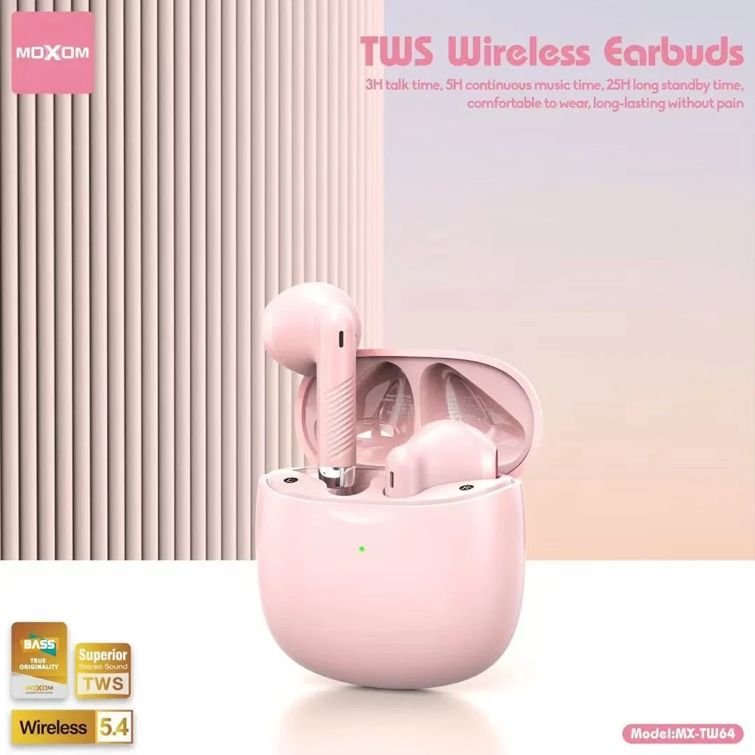 MOXOM Mini Minimalist TWS Wireless Earbuds MX-TW64