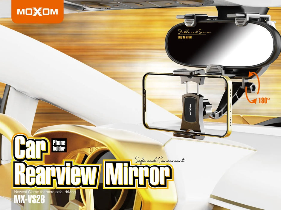 MOXOM Mobile Holder for Car Rearview Mirror