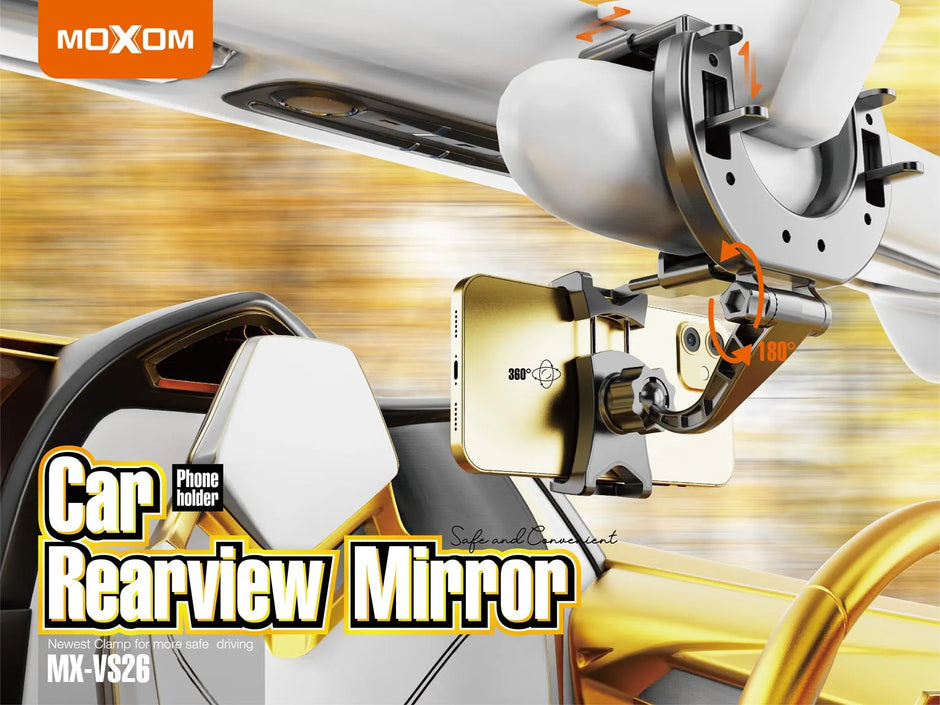 MOXOM Mobile Holder for Car Rearview Mirror