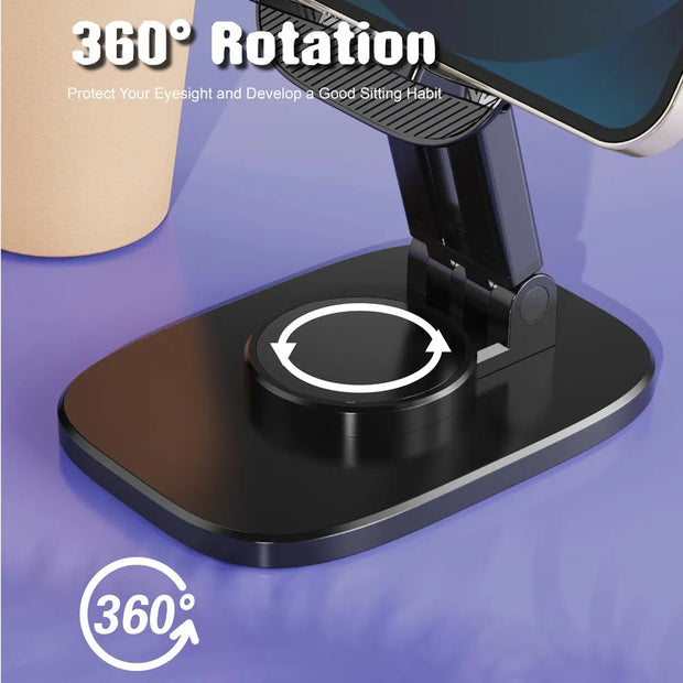 MOXOM 360° Rotation  Steady and Non-Slip Phone Holder