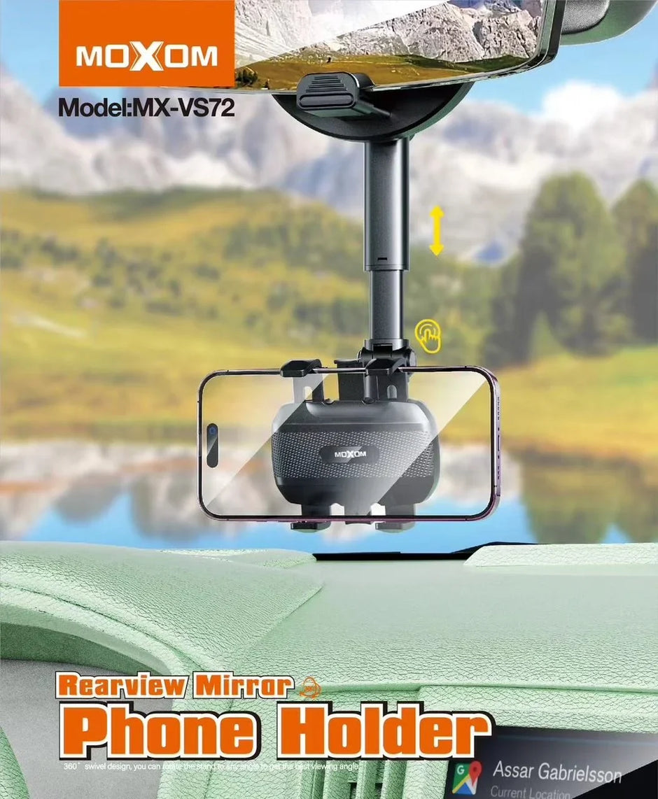 MOXOM  Phone Holder for Car Rearview Mirror