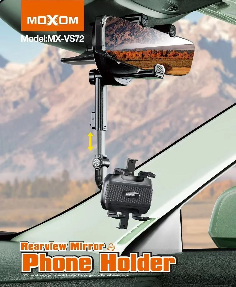 MOXOM  Phone Holder for Car Rearview Mirror