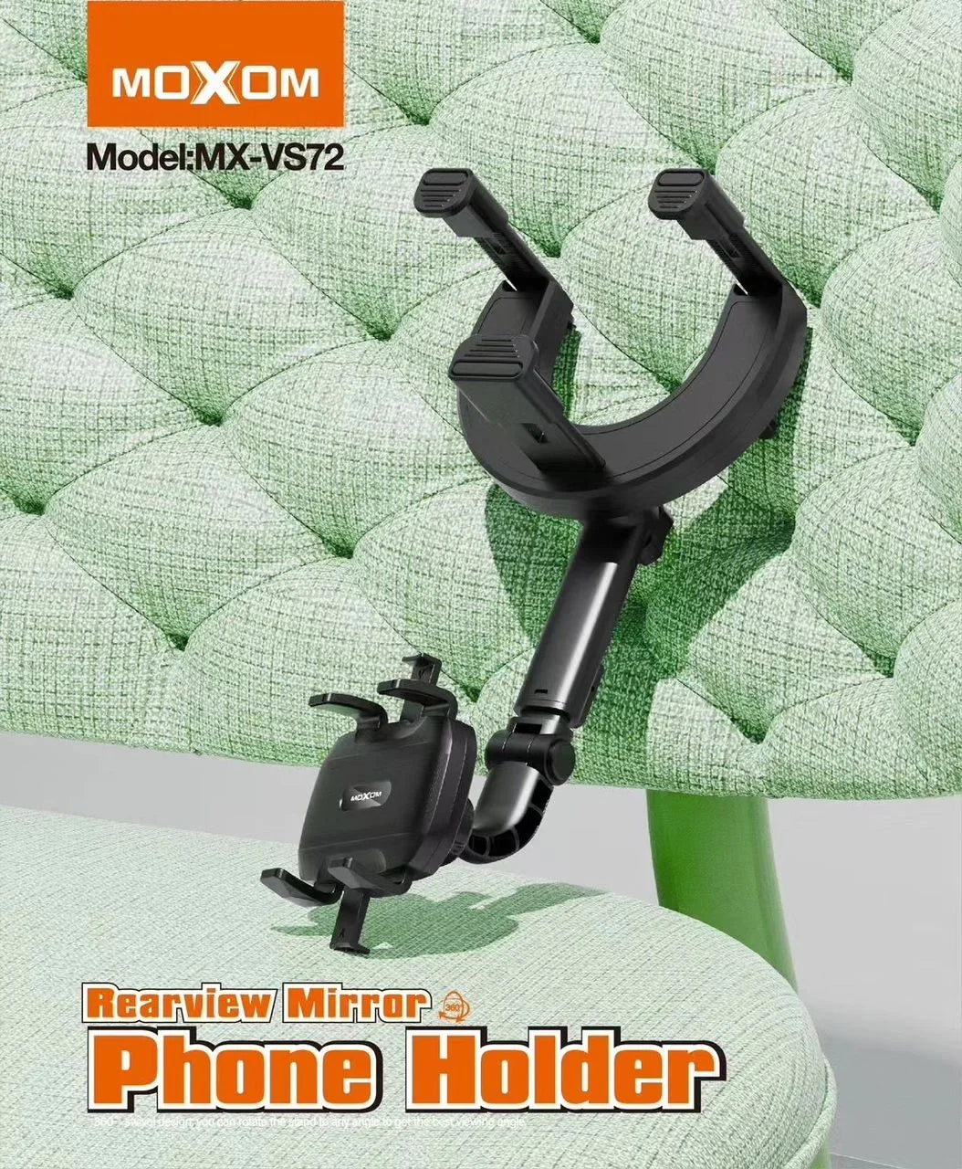 MOXOM  Phone Holder for Car Rearview Mirror