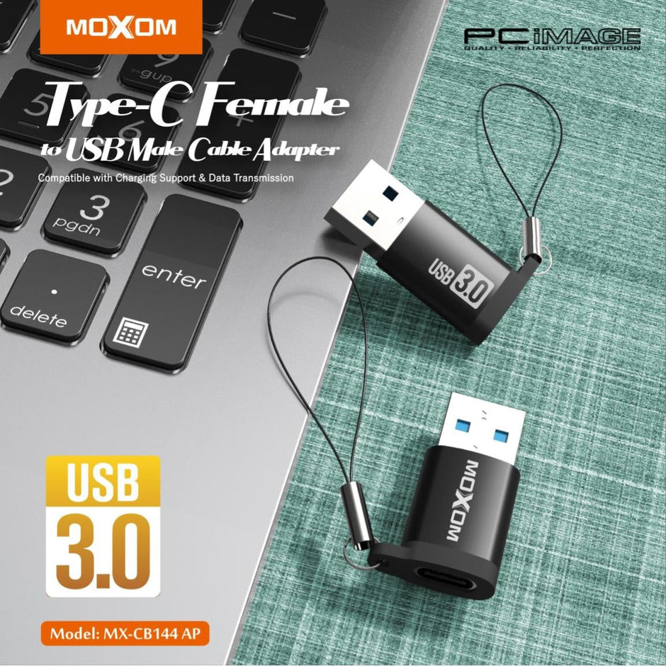 MOXOM Type-C Female to USB 3.0 Male Cable-Adapter