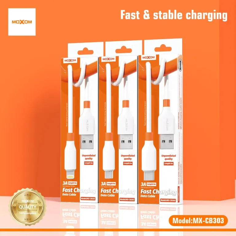 MOXOM 1M Fast Charging Data Cable