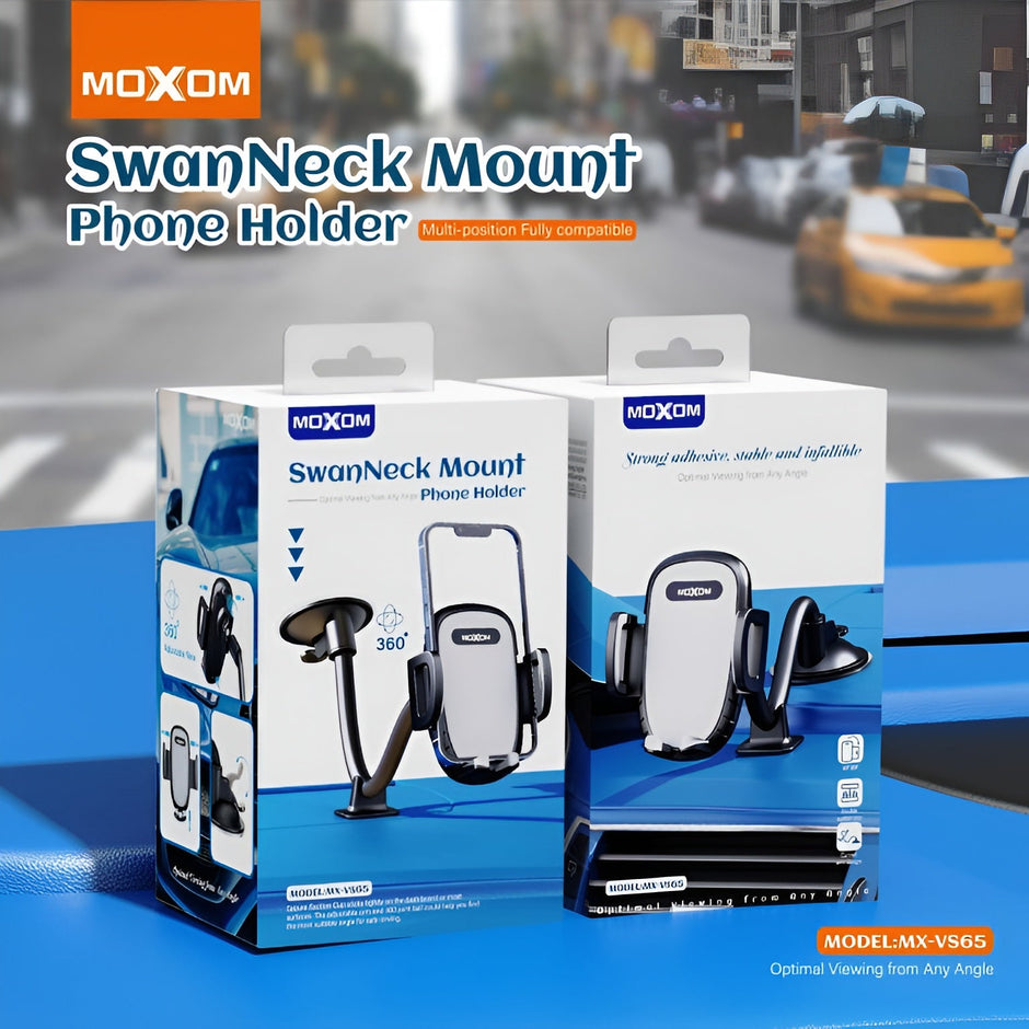 MOXOM Swan Neck Mount for Car Windscreen