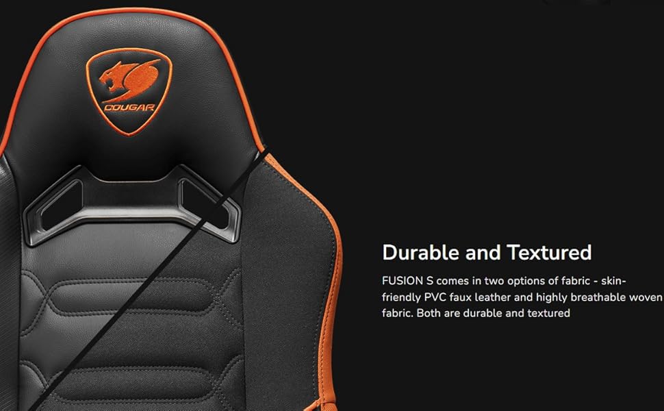 COUGAR FUSION S  Premium Gaming Chair (120kg)
