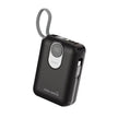 MOXOM 20000mAh PD35W SCP22.5W Power Bank With Type-C and Lightning Cables - Black