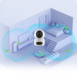 EZVIZ H7c Dual smart Ai indoor camera with full color night vision