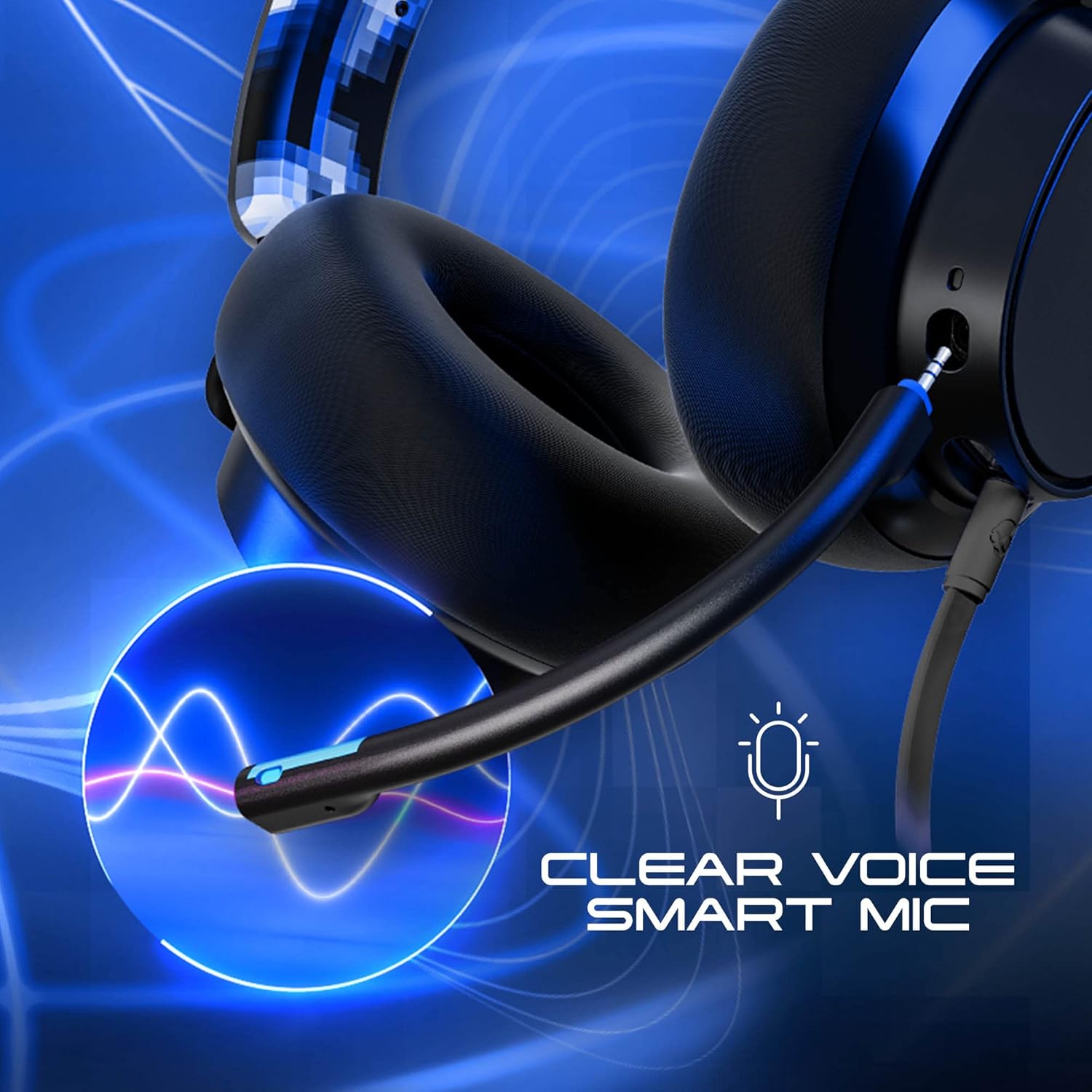 Skullcandy SLYR Pro Wired Multi-Platform Gaming Headset with Microphone - Blue DigiHype