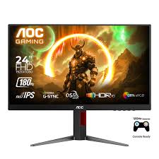 AOC 24 inch ,180hz , 0.5ms Gaming Monitor for PC, PS5, XBOX