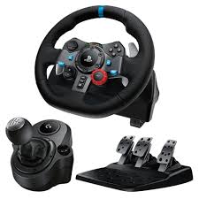 Logitech G29 Driving Force Racing Wheel and Pedals for PS5, PS4, PC