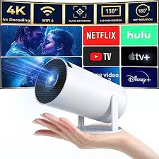 Portable HD Smart Projector with 4K Support