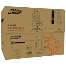 Porodo Gaming Ergonomic RGB Gaming Chair with built-in Bluetooth speakers