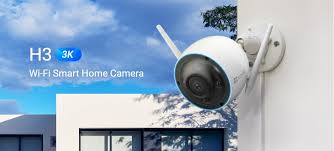 EZVIZ H3 3K Outdoor WiFi Security Camera | Two-Way Audio, Smart AI Person/Vehicle Notifications