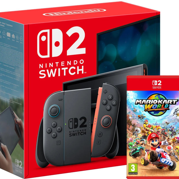 Nintendo Switch 2 Console + Mario Kart World Bundle physical game