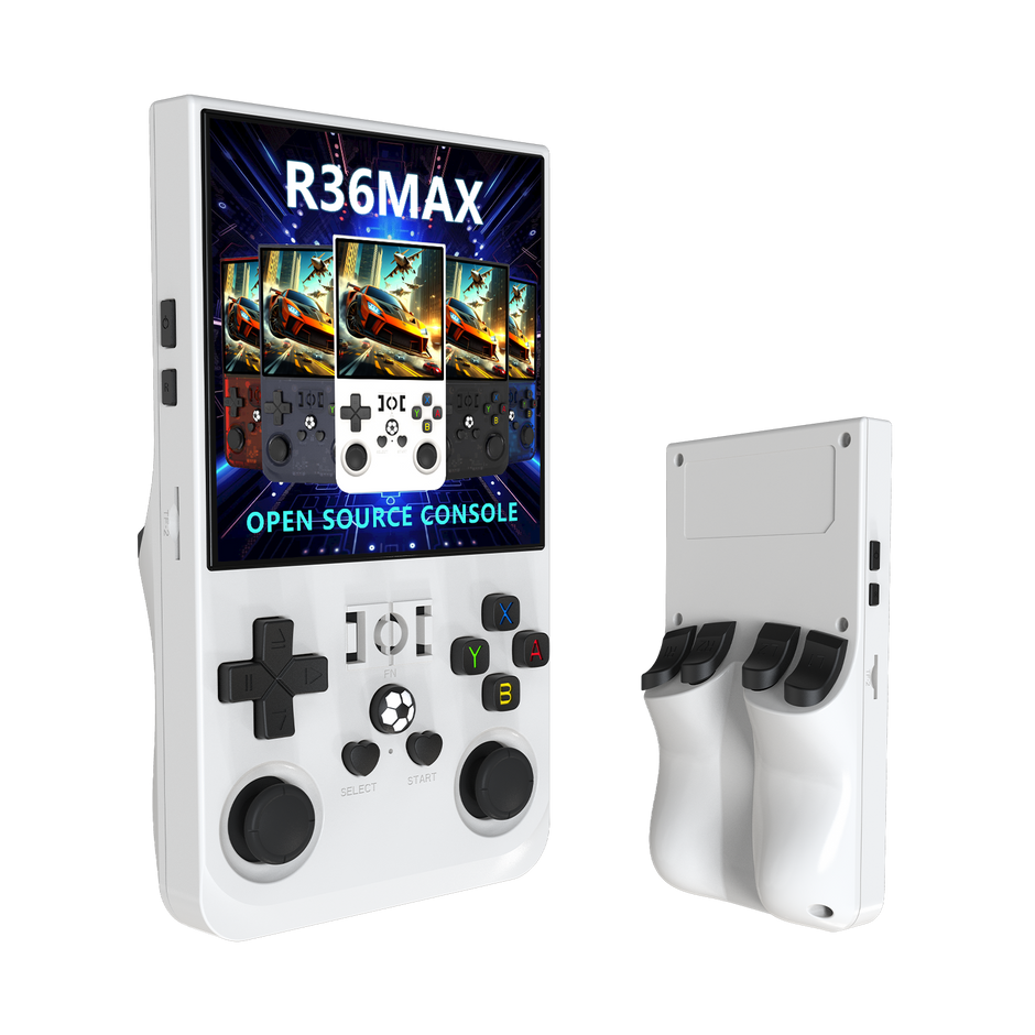 2026 R36 Max 4inch IPS 21000+ Games Video Handheld Game Players 4000mAh OS Linux System Hand Retro Game Console