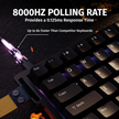 ATTACK SHARK X68 HE Rapid Trigger Keyboard with Magnetic Switch - Black