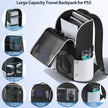 Backpack,Travel Bag with Full Protection & Large Capacity Storag For All PS5 Models Fat, Slim & Pto