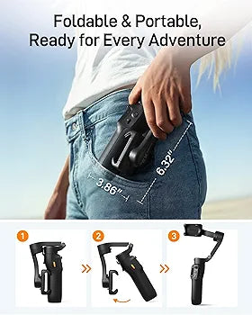 hohem iSteady X3 SE 3-Axis Gimbal Stabilizer with Detachable Remote Control