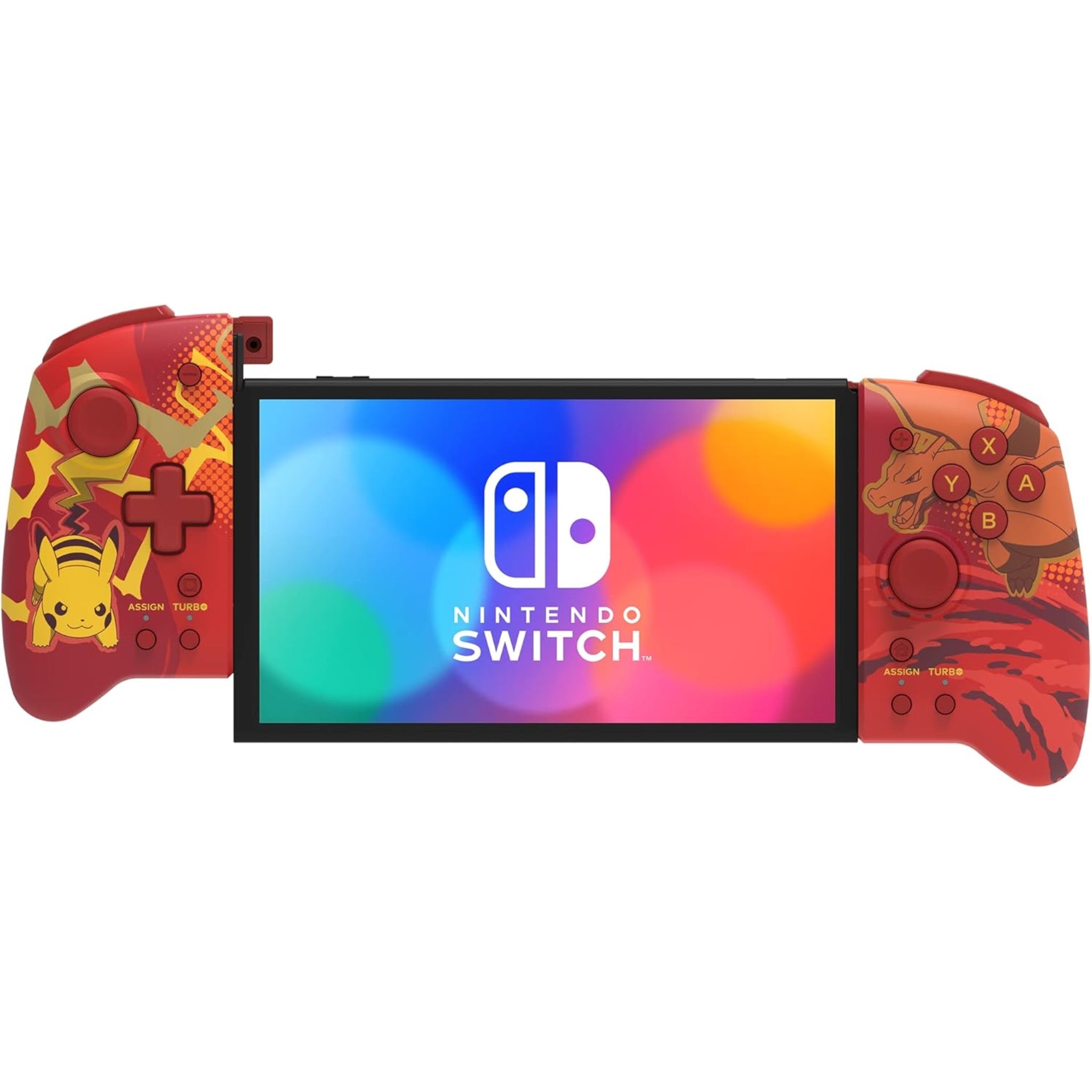 Hori Split Pad Pro Handheld Controller For Nintendo Switch & Nintendo Switch Oled - Pikachu & Charizard