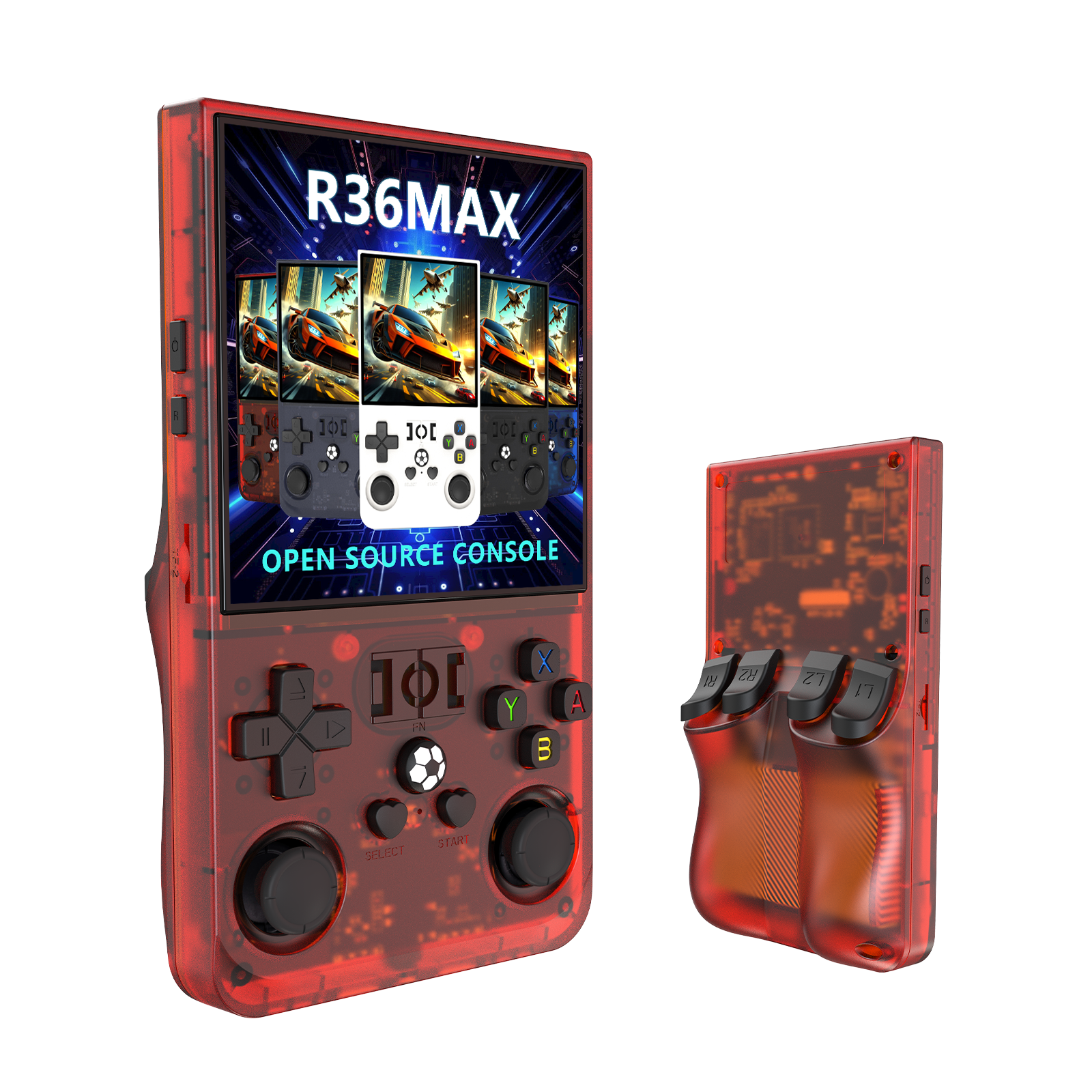2026 R36 Max 4inch IPS 21000+ Games Video Handheld Game Players 4000mAh OS Linux System Hand Retro Game Console