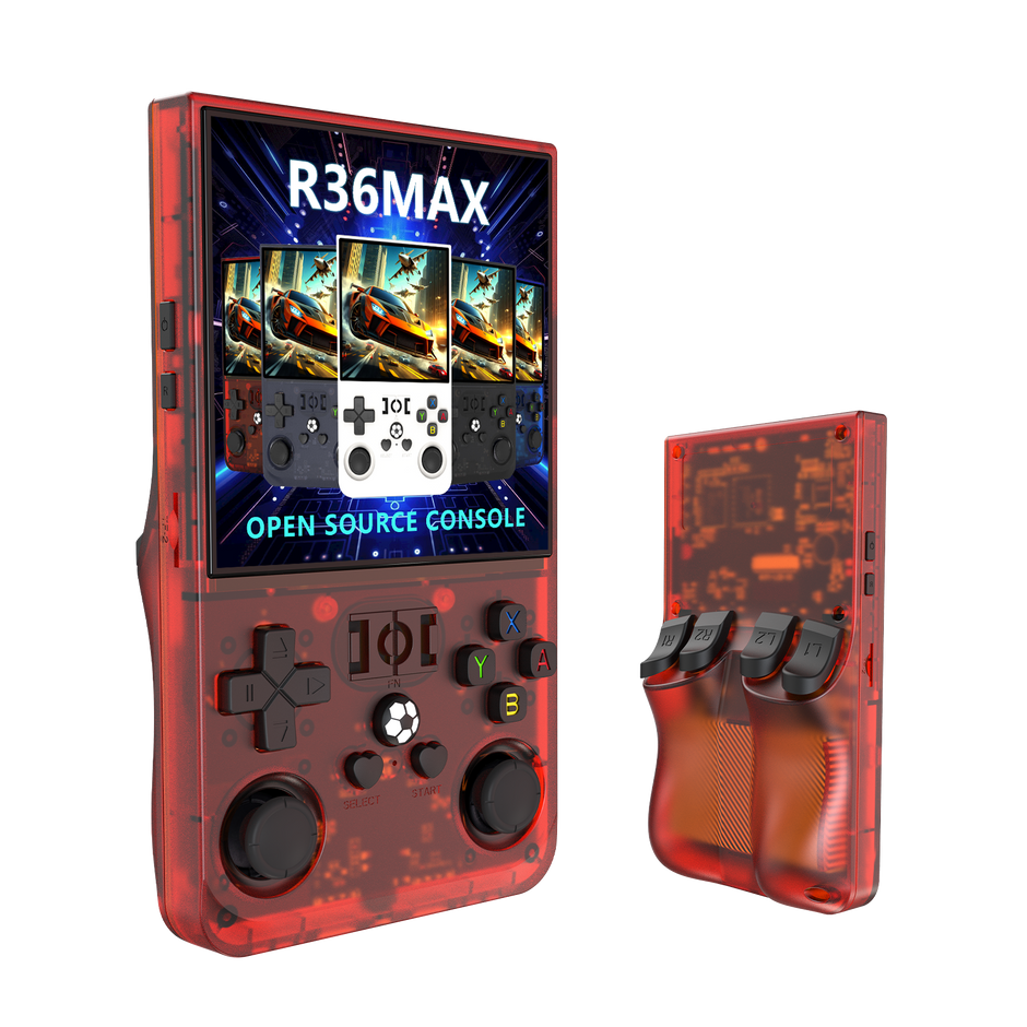 2026 R36 Max 4inch IPS 21000+ Games Video Handheld Game Players 4000mAh OS Linux System Hand Retro Game Console