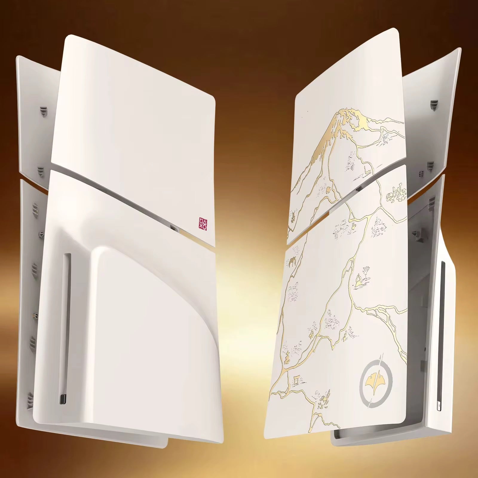 PS5 Slim Disc Edition Faceplate -  Ghost of Yotei Edition