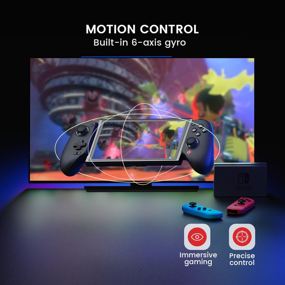 GameSir G8 Plus Bluetooth Mobile Game Controller for Nintendo Switch 1/2, iOS, Android & Tablets, Wireless Gamepad with Hall Effect Joysticks/Hall Trigger