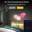 Hexagon Lights with Remote, RGB LED Wall Lights, Smart DIY App Control/ Music Sync for Game Room Decor - 6 pcs
