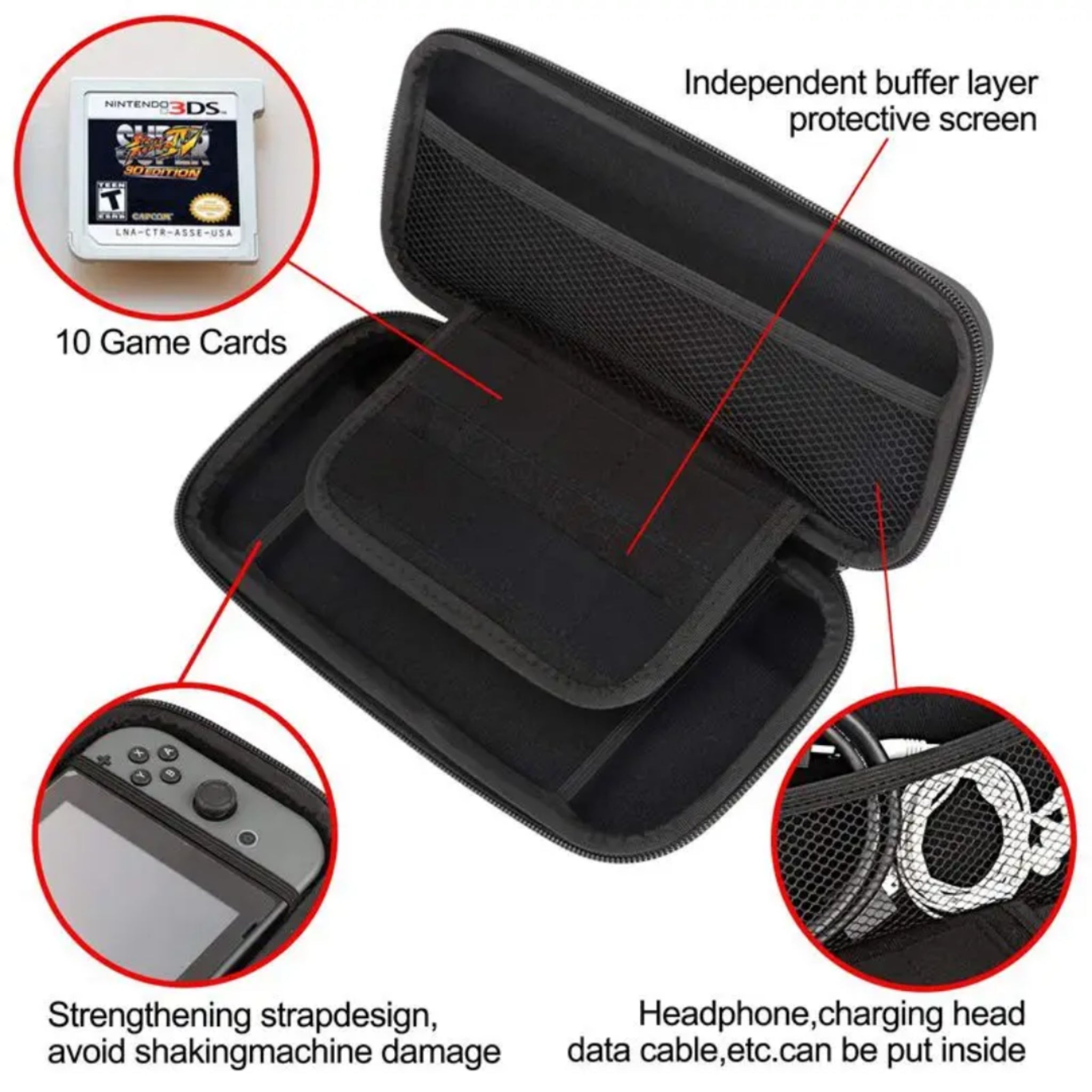 Travel Carrying Case For Nintendo Switch 2