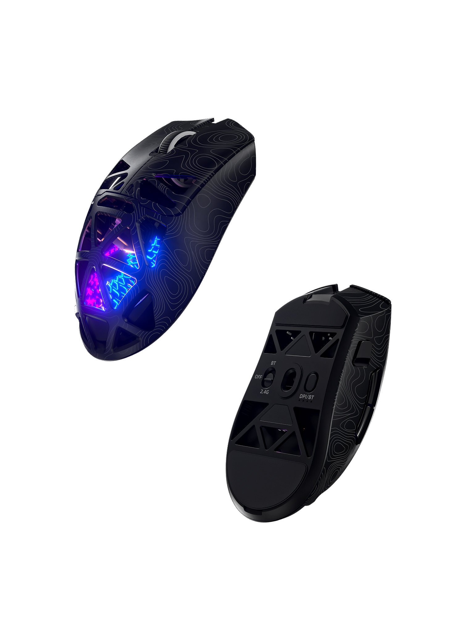 FURYCUBE G11 Ultra Lightweight 3-Mode Wired/Wireless Gaming Mouse